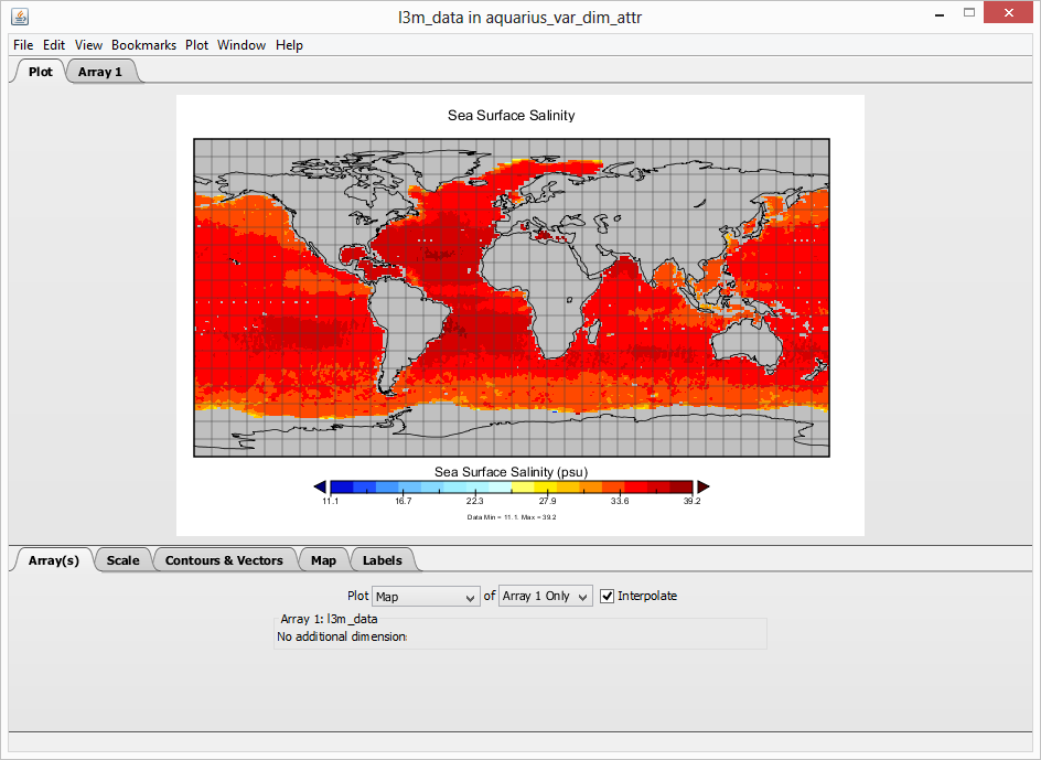 Panoply Visualization of NcML file with new attributes added